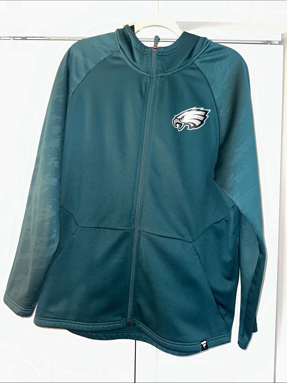 Adult Full-Zip EAGLES Jacket in Dark Teal